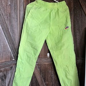 Nike Neon Green Athletic Pants